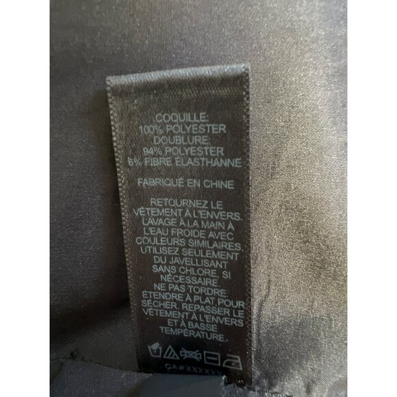 Express Sequin Long Sleeve Jacket Black & Silver Polyester/Spandex M - Picture 15 of 16